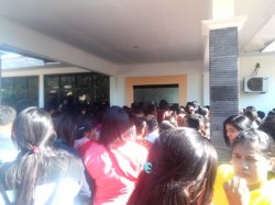 Ribuan Calon Peserta CPNS Padati Gedung DPRD Lama Sumba Timur