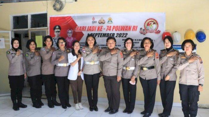 Polwan Polda NTT Gelar Pelayanan Vaksinasi di RSB Titus Uly Kupang