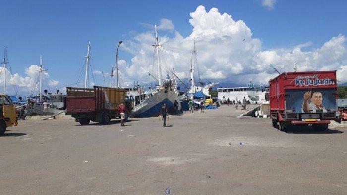 Kapal Sembako Masuk Wuring, ABK dan Nakhoda Tetap Ada di Kapal