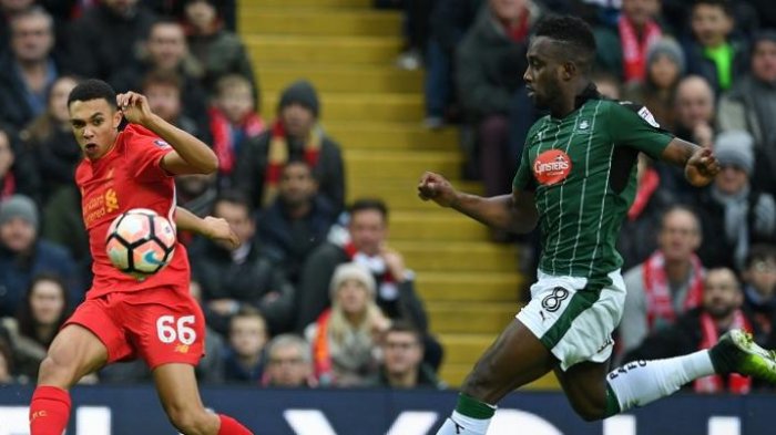 Liverpool Diimbangi Klub Kasta Keempat Inggris di Stadion Anfield