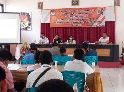 Pilkada Sumba Barat Jelang PPDP, KPU Sumba Barat Gelar Bimtek Bagi PPK Tentang Teknik Coklit