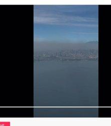 Viral Heboh View Langit  di Wilayah Jakarta Dari Pesawat Terjadi Polusi Udara Parah