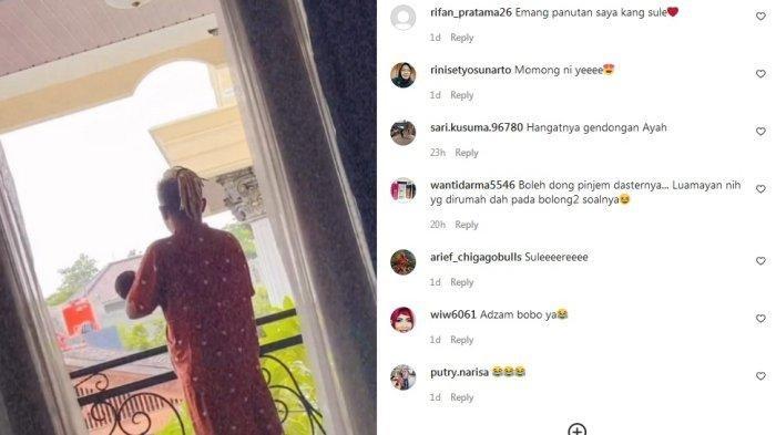 Potret Sule Gendong Baby Adzam Pakai Daster Tersebar, Mirip Nathalie Holscher?