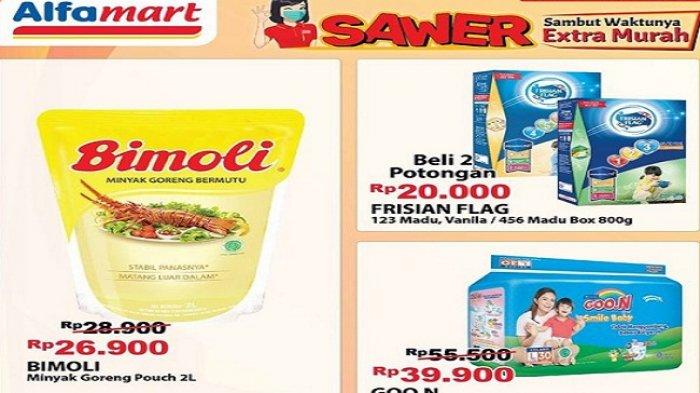 Promo Alfamart Hari ini 20 Maret 2021, Katalog Festival Sirup & Squash, Bimoli Murah Hingga Masker