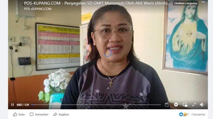 Viral Penyegelan SD GMIT Manumuti  di Wilayah Tarus Kabupaten Kupang Begini Kronologis nya.