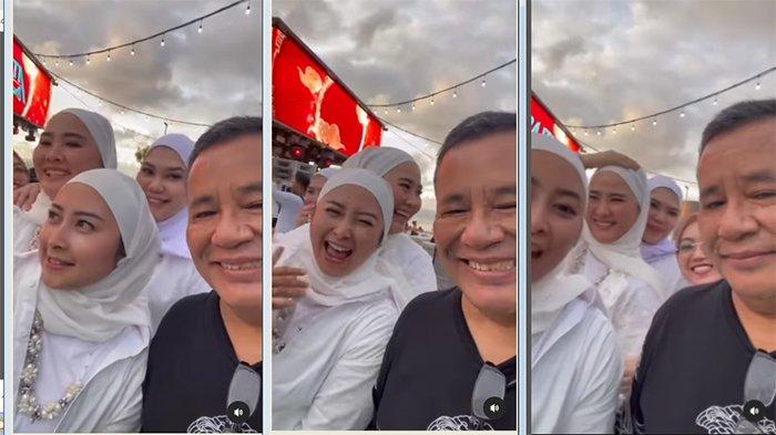 Hotman Paris Dikerubuti Wanita Cantik Berhijab, Putih Natizen Sebut Sang Pengacara Grogi