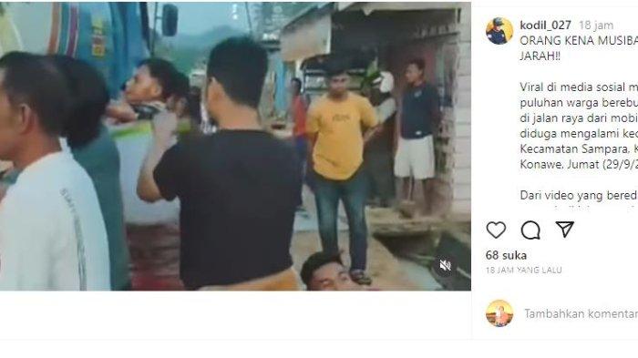 Viral Warga Ramai Menjarah Tumpahan Solar dari Mobil Tangki Yang Alami Kecelakaan, Ini Lokasinya