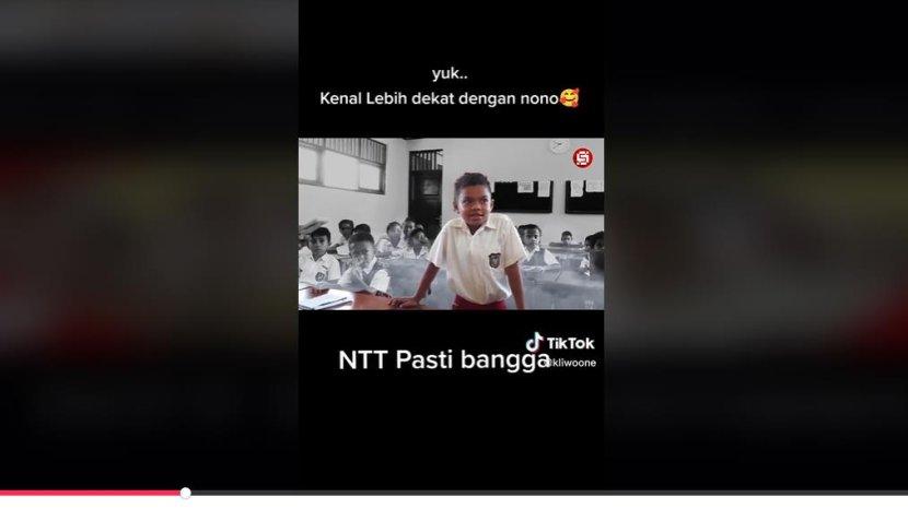 Video Viral TikTok Kenal Lebih Dekat Dengan Nono Juara Matematika Asal  NTT