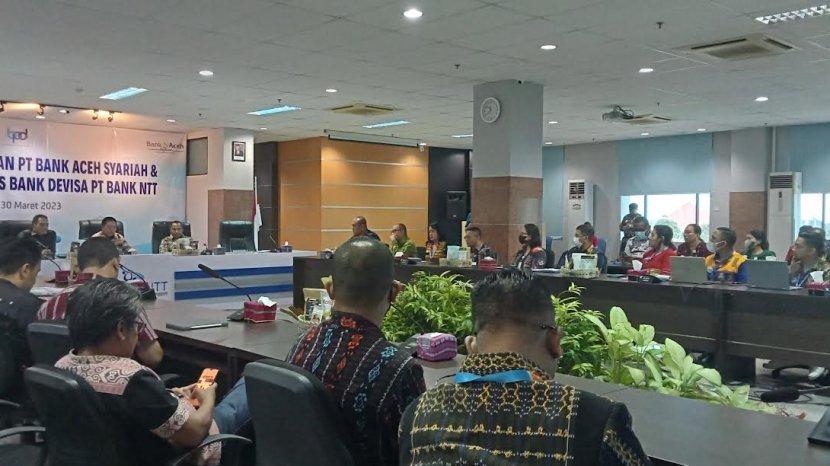 Bank NTT dan Bank Aceh Syariah Belajar Bersama untuk Persiapan Menuju Bank Devisa 
