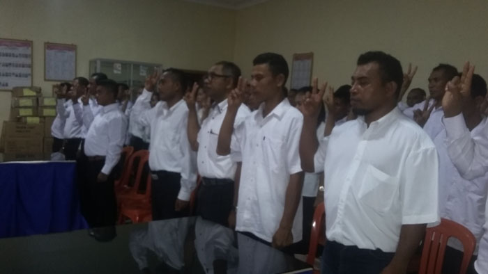 48 Anggota PPK Dilantik Lengkapi Kekosongan Kursi di 24 Kecamatan