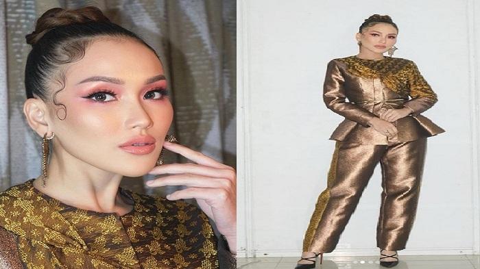 Ayu Ting Ting Makin Anggun dengan Busana Coklat Keemasan, Ratu Depok Diminta Konsisten Berpakaian