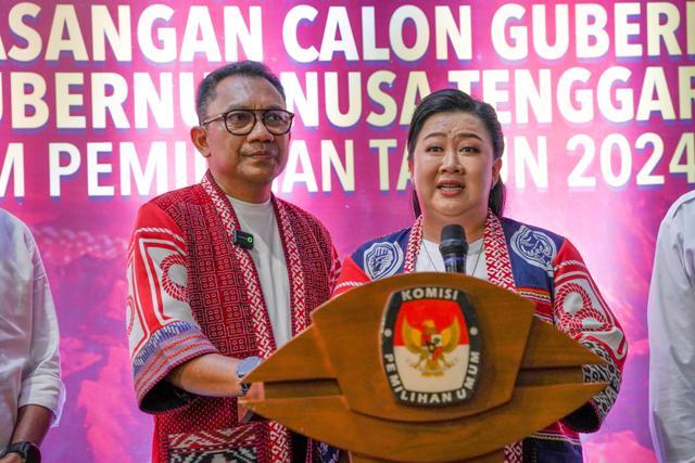Ansy-Jane Ucapkan Selamat kepada Pasangan Melki-Johni yang Unggul di Pilgub NTT