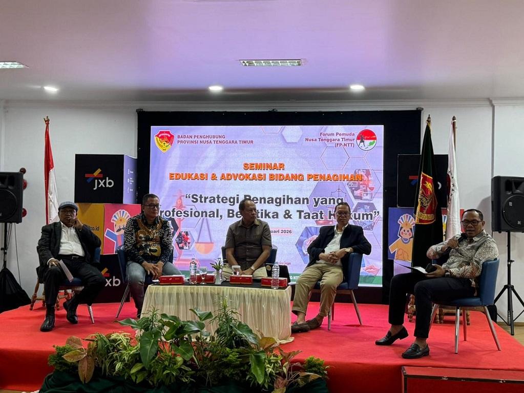 Gelar Seminar Edukatif , Badan Penghubung Gandeng FP NTT Beri Edukasi 200 Debt Collector Diaspora