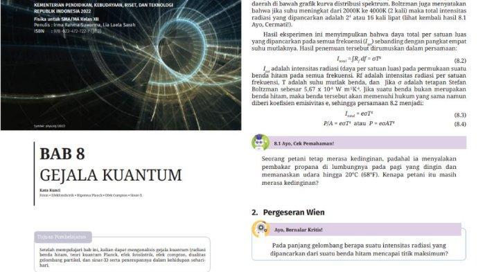 Soal Ujian Sekolah dan Kunci Jawaban Fisika Kelas 12 Halaman 171 Kurikulum Merdeka Bab 8: Proyek