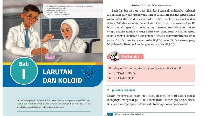 Soal Ujian Sekolah dan Kunci Jawaban Kimia Kelas 12 Halaman 14 Kurikulum Merdeka Bab 1: Ayo Berlatih