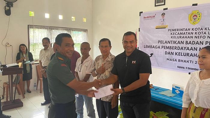 Danramil 1604-01 Kupang Umumkan Juara Lomba Kebersihan Kelurahan Nefonaek