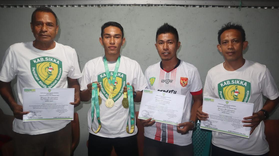 Atlet Asal Sikka Yosef Ortega Raih 3 Emas pada Kejurda Atletik PASI NTT 2023