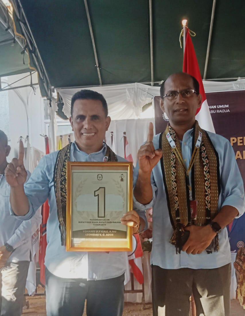 Pilkada Sabu Raijua, Dapat Nomor Urut 1, Mahoro-Maupa: Setiap Orang Impikan Nomor Satu