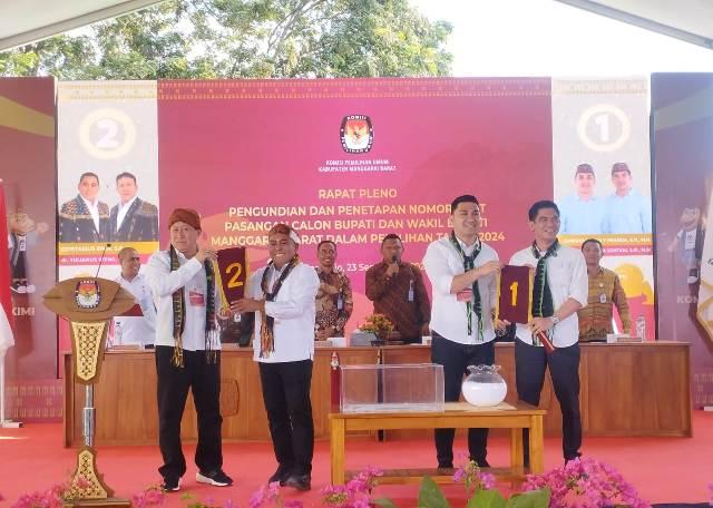 Debat Pertama Pilkada Manggarai Barat Mario-Richard dan Edi-Weng Bahas Pariwisata