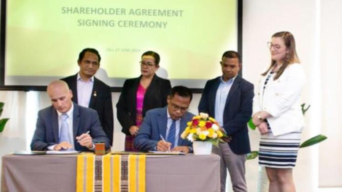 Estrella Tanda Tangan Perjanjian Penting dengan Pemerintah Timor Leste