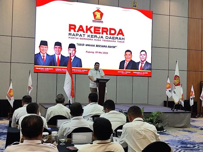 Fernando Soares Sebut Gerindra Pastikan Usung Kader Sendiri di Pilgub NTT