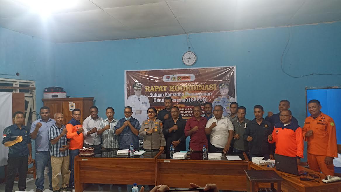 Satuan Komando Bencana Pilih Pengungsian Mandiri dan Terbatas Pasca Naik Status Ile Lewotolok