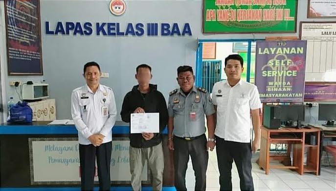 Satu Narapidana di Lapas Baa di Rote Ndao NTT Dinyatakan Bebas Murni