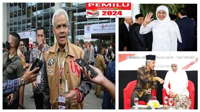 Ganjar Pranowo Tempati Posisi Teratas Capres Versi Relawan Jokowi, Khofifah Layak Jadi Pendamping