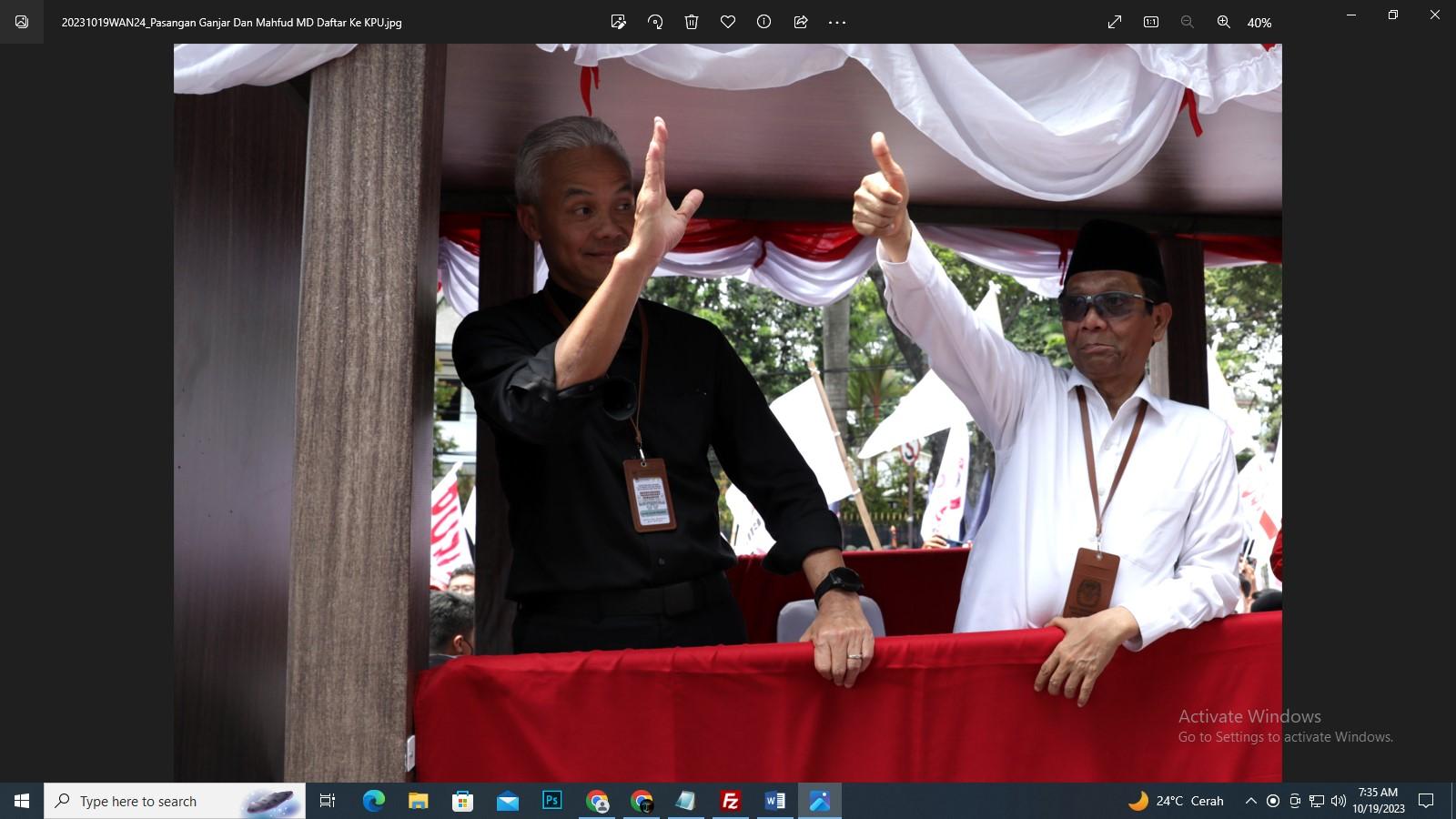 Pilpres 2024: Ganjar Pranowo Unggul Tipis dalam Jajak Pendapat Baru