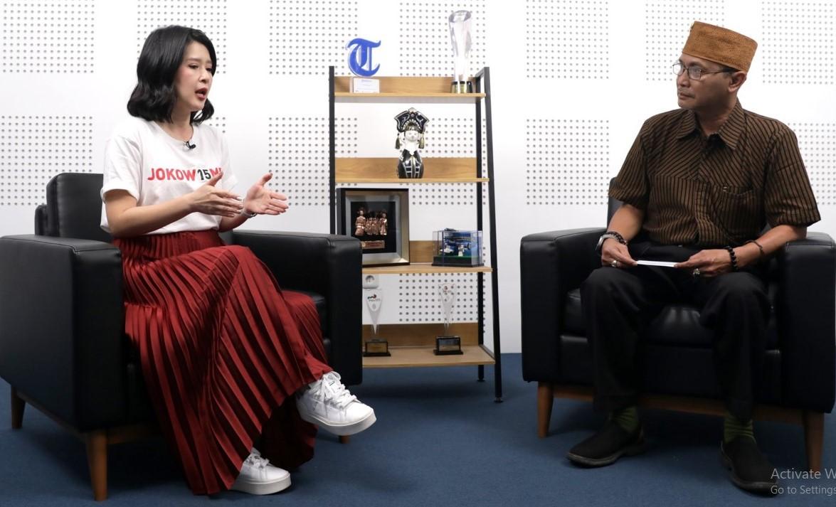 Wawancara Eksklusif Grace Natalie: Pak Jokowi Sudah Keras-keras Sebut Capres yang Didukung