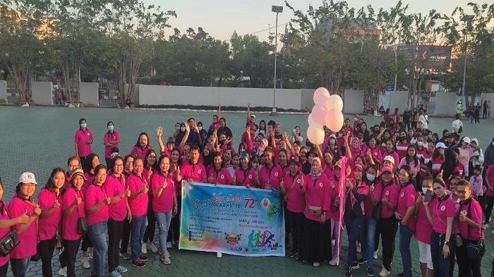 HUT Ke-72 IBI, Pengurus Daerah IBI NTT Kampanyekan Kesehatan "Selamatkan Ibu dan Anak"