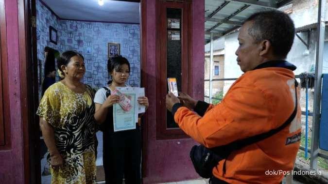 Bansos Atensi Yapi Disalurkan Kantor Pos Indonesia Secara Door to Door