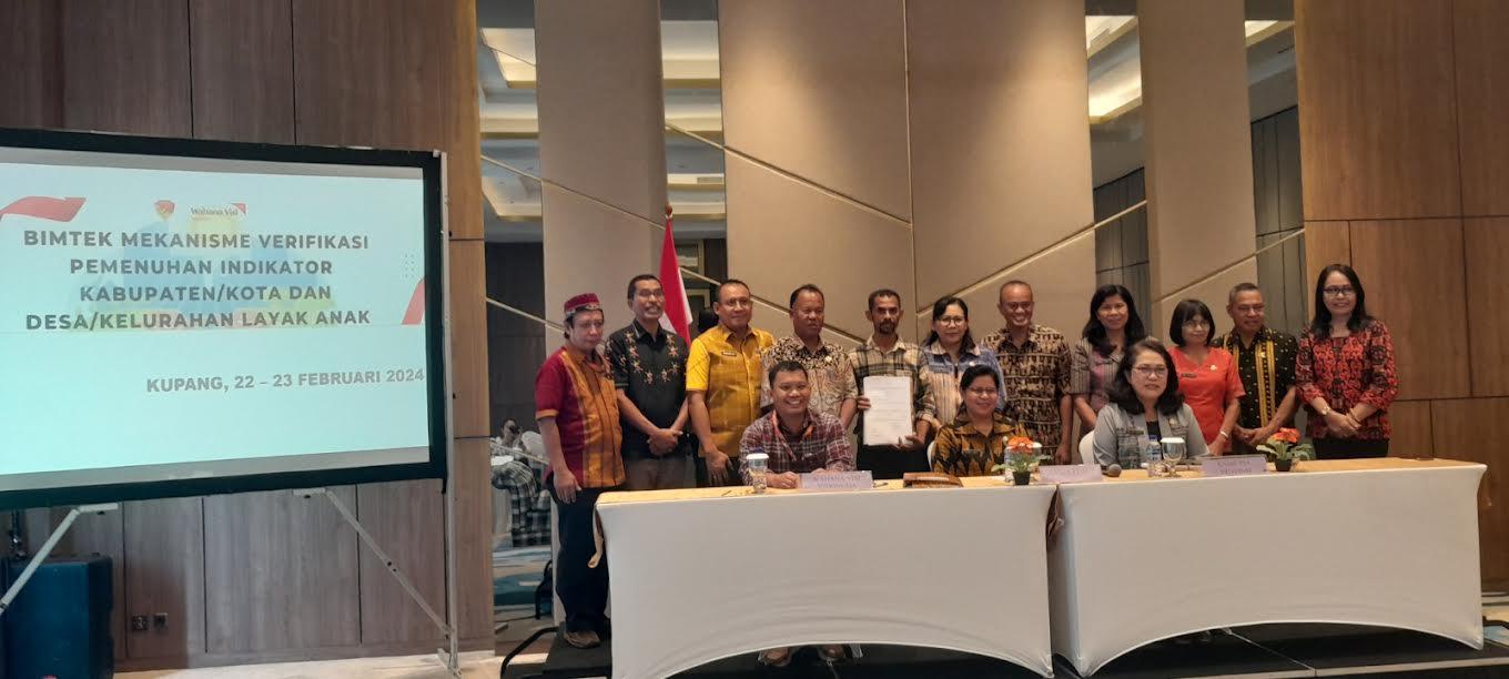 WVI Gandeng DP2KBP2A Gelar Bimtek Mekanisme Verifikasi Pemenuhan Indikator Desa/Kelurahan Layak Anak