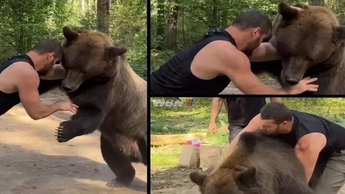 Jadwal Tinju Dunia, 2 Kali Kalah KO, Arslanbek Makhmudov Asah Diri dengan Bergulat Lawan Beruang