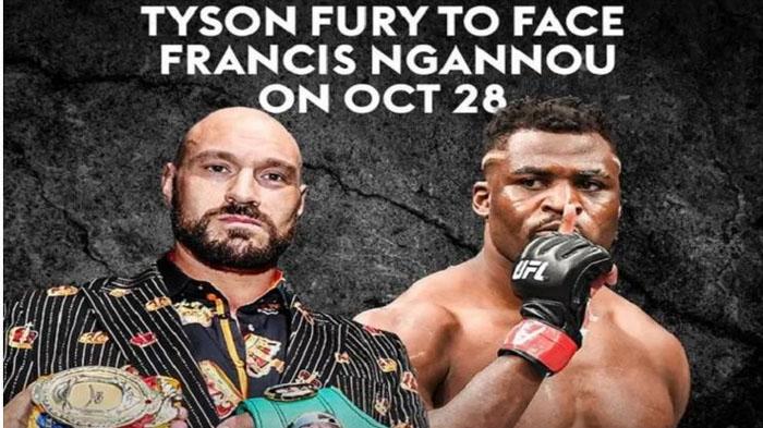 Jadwal Tinju Dunia, Tyson Fury dan Francis Ngannou Resmi Bertarung, Ini Tempat dan Tanggalnya