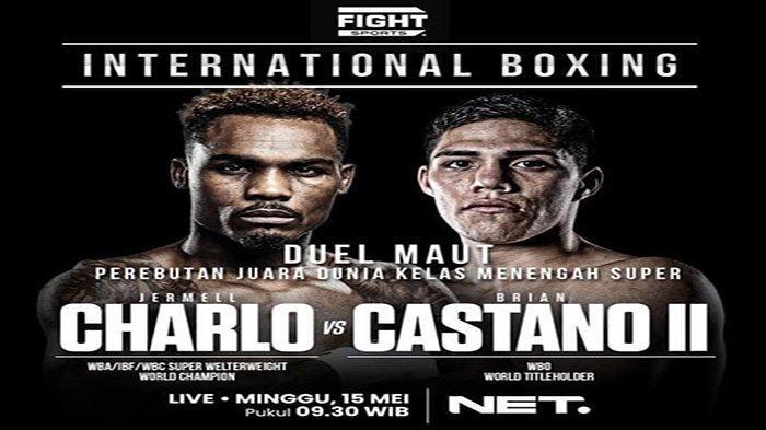 Link Streaming Tinju Dunia Jermell Charlo vs Brian Carlos Castano Minggu 15 Mei 2022, Live NET TV