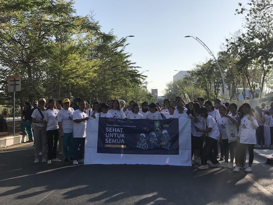 Jalan Sehat Meriahkan Ulang Tahun WHO, Dipimpin oleh Dinas Kesehatan NTT