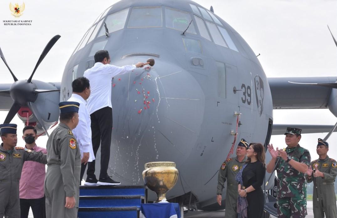 Jokowi Resmikan Pesawat Super Hercules Berteknologi Canggih