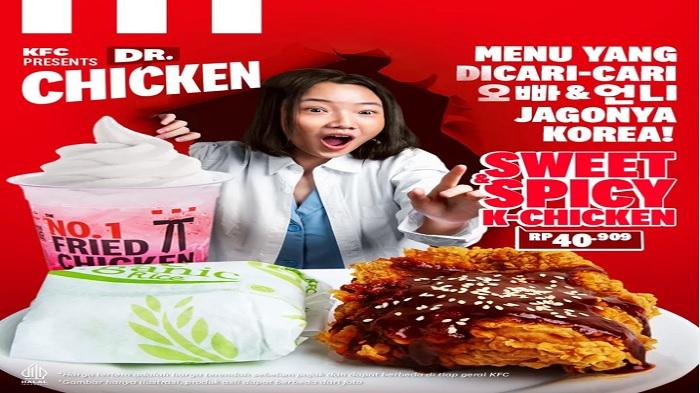 Promo KFC Hari Ini Kamis 1 Juni, Ada Menu Korea Kombo K-Chicken 1 & 2 dengan Sweet & Spicy K-Chicken