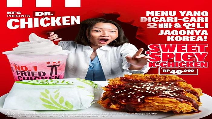 Promo KFC Hari Ini Rabu, Kombo K-Chicken 1 dan 2 dengan Sweet & Spicy K-Chicken Mulai Rp 40.909