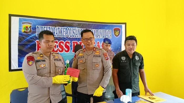 Miliki Bom Ikan Rakitan, Ditpolairud Polda NTT Amankan Warga Pulau Semau