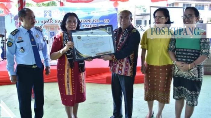 Rayakan HAN ke-39 di LPKA, Kakanwil Marciana Tantang Pemkot Kupang Terbitkan Perda Kota Layak Anak