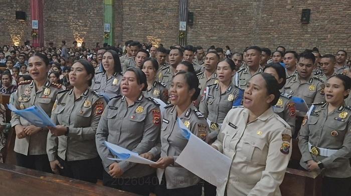 Pastor Paroki Santo Antonius Padua Sasi Apresiasi Peran Kapolres TTU dan Jajaran