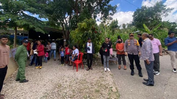 Kapolres TTS Pantau Proses Pemungutan Suara Ulang di 5 TPS di Kota SoE