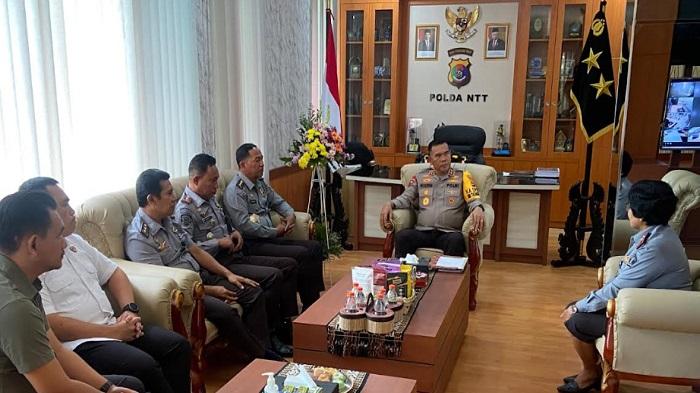 Selesaikan Status Hukum Barang Sitaan, Karupbasan Kupang dan Kadivpas Bertemu Kapolda NTT