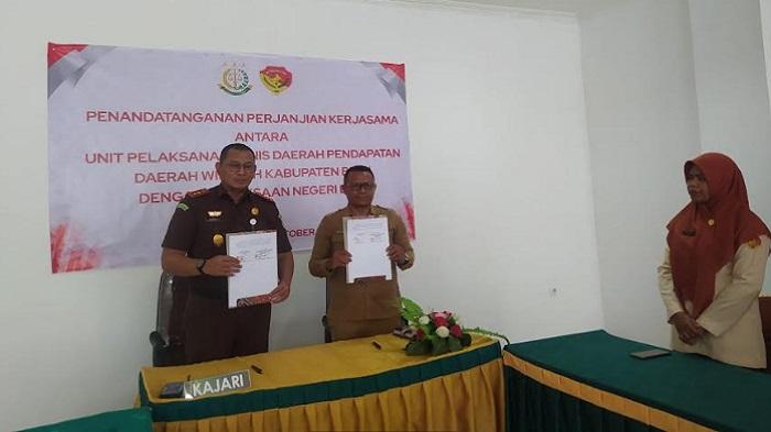 26 ribu Kendaraan di Belu Tunggak Pajak, UPT Penda NTT Wilayah Belu Teken MoU dengan Kejari Belu