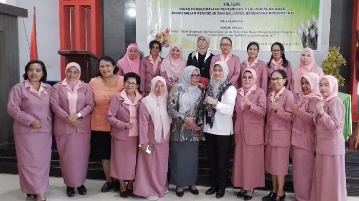 Soroti Kasus Kekerasan Perempuan dan Trafficking, BKOW NTT Gandeng Pemprov NTT Gelar Diskusi Publik