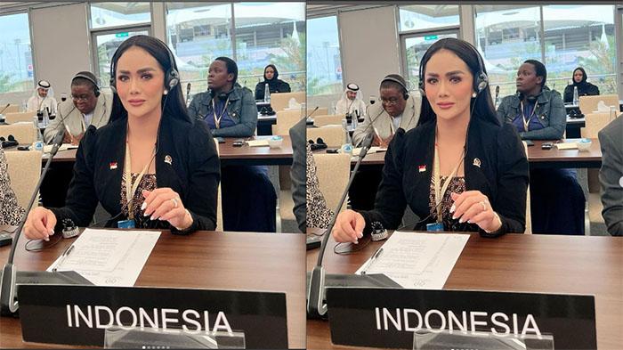 Krisdayanti Pose Manis Di Depan Mikrofon, Sang Anggota Dewan Disarankan Jadi Penyanyi Saja
