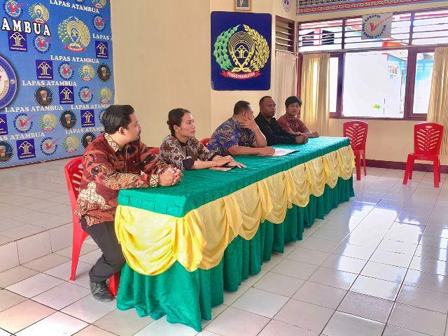 Lapas Atambua Fasilitasi Kunjungan Hakim Wasmat PN Atambua Bagi WBP