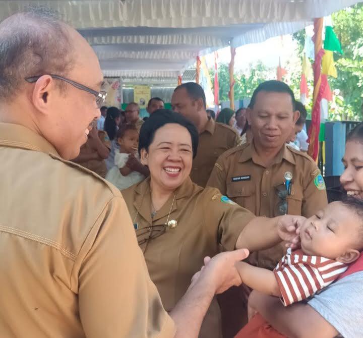 12 Kecamatan di Manggarai Timur Serentak Launching Pencanangan Intervensi Pencegahan Stunting